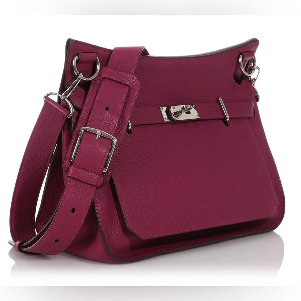 💜HERMES💜Jypsiere 34 Anemone Clemence PHW - Picture 1 of 7